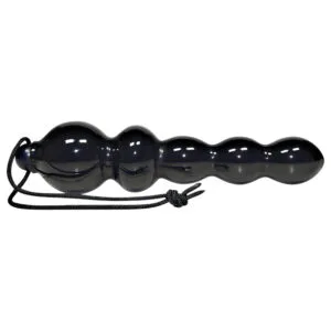 You2Toys Black Jack - anální dildo s kuličkami - černé