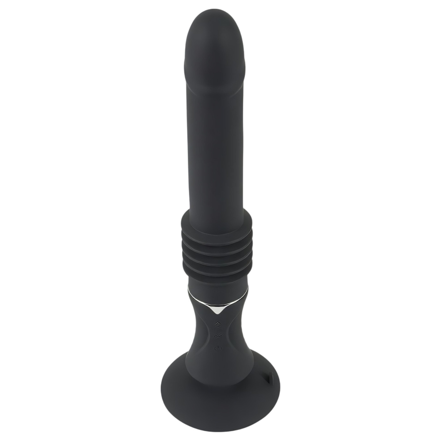 You2Toys Fucking Machine - přirážecí vibrátor s přísavkou (černý)