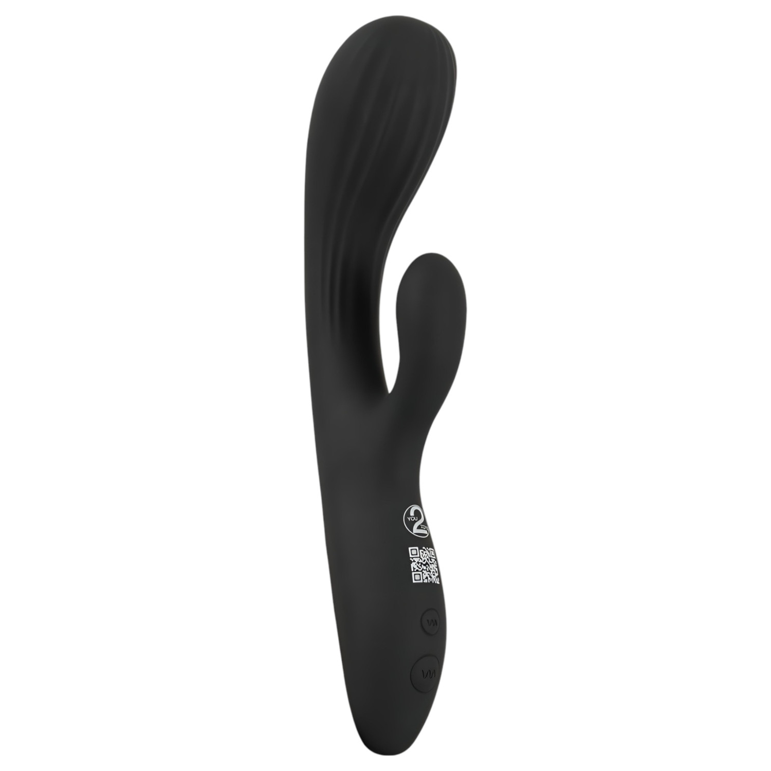You2Toys Intense - černý vibrátor s dráždičem klitorisu a G-bodu