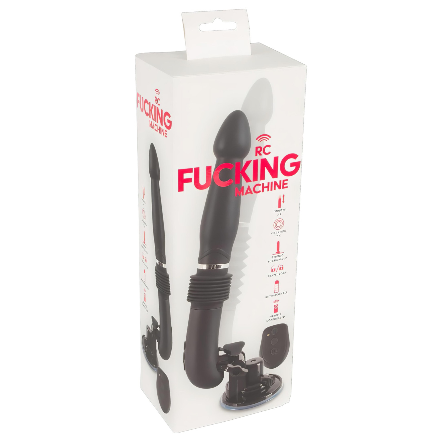 You2Toys - RC šukací stroj - akumulátorový vibrační pohon - černý