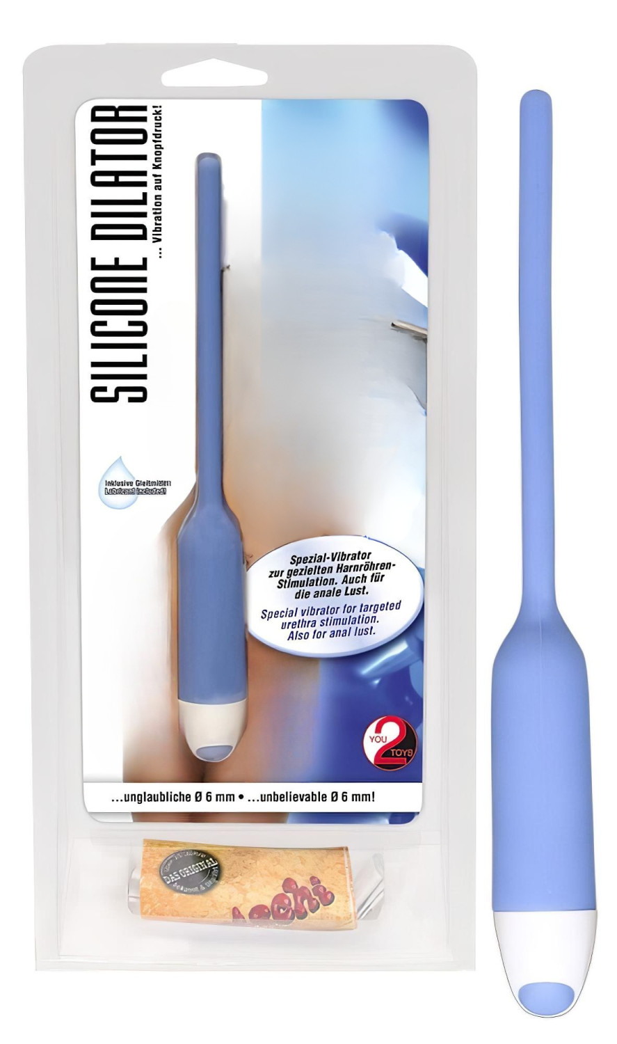 You2Toys - Vibrační silikonová uretrální sondážní tyčinka (6 mm)