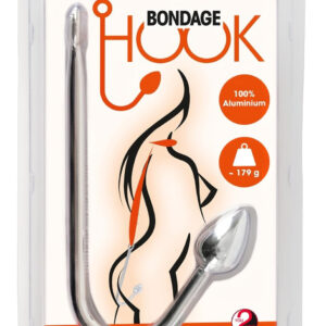 You2Toys - anální hák - hliník - 179 g - stříbrný