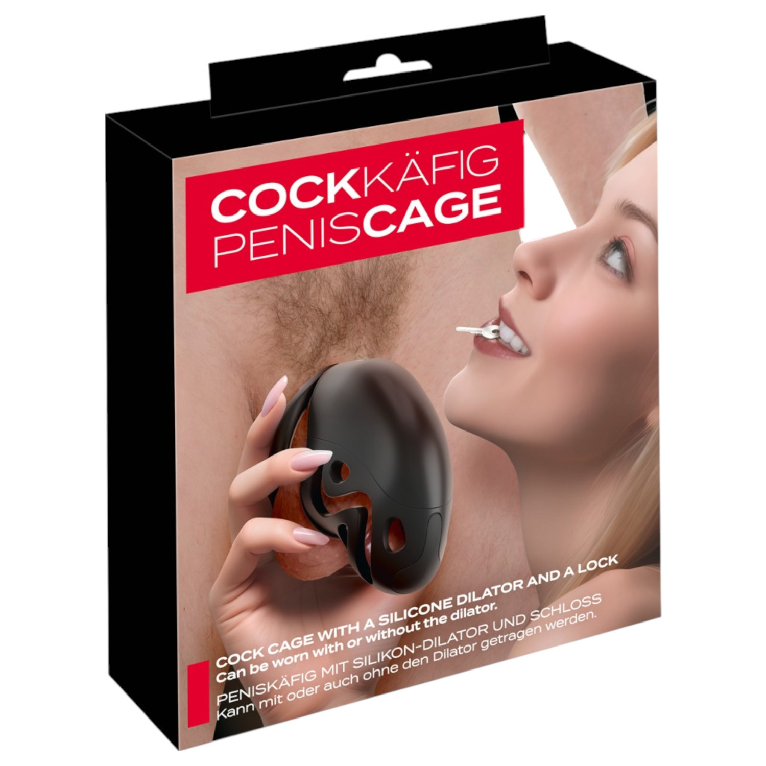 You2Toys - klec na penis s plugem - černá