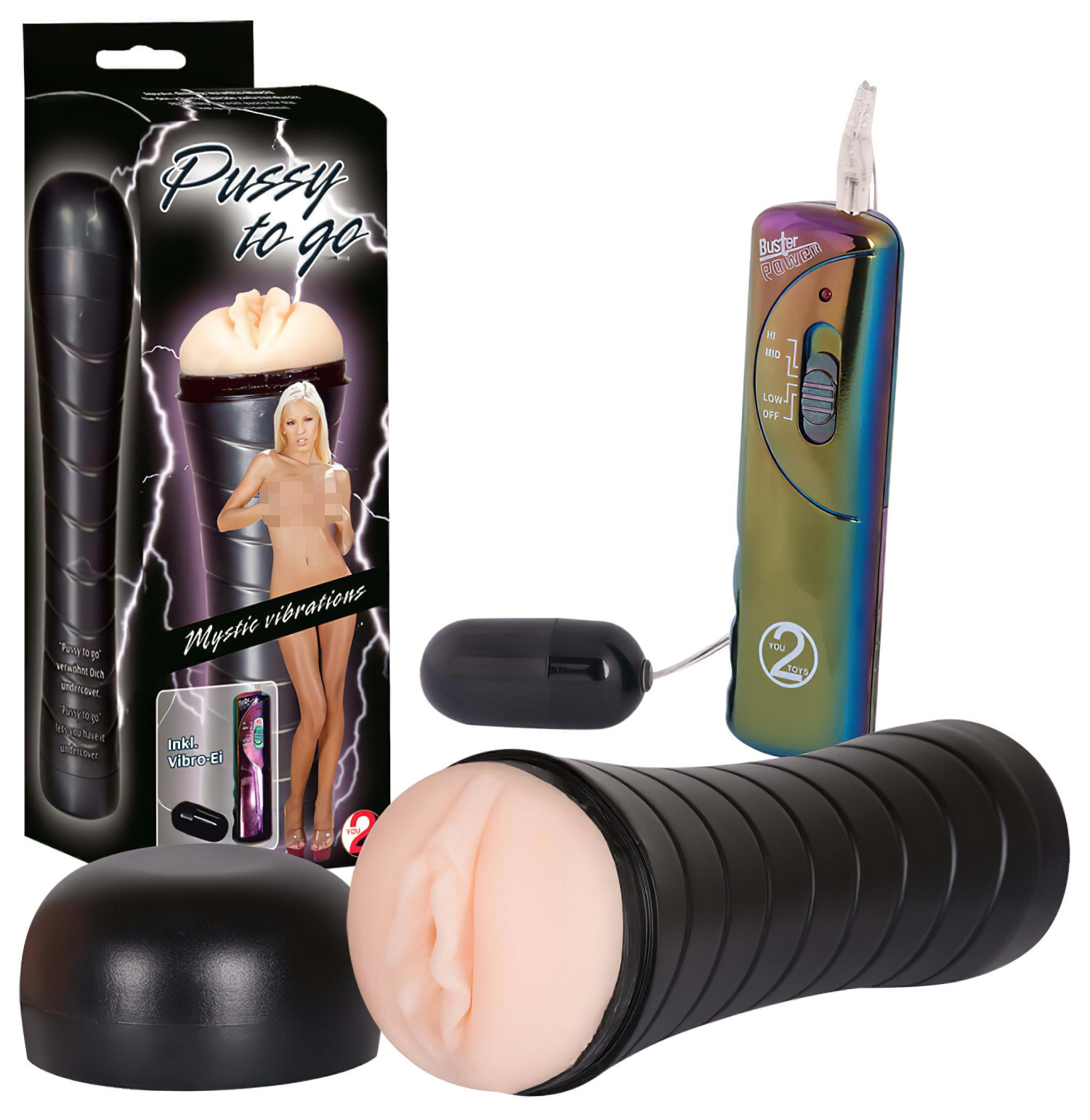 You2Toys - masturbátor vagína - vibrace