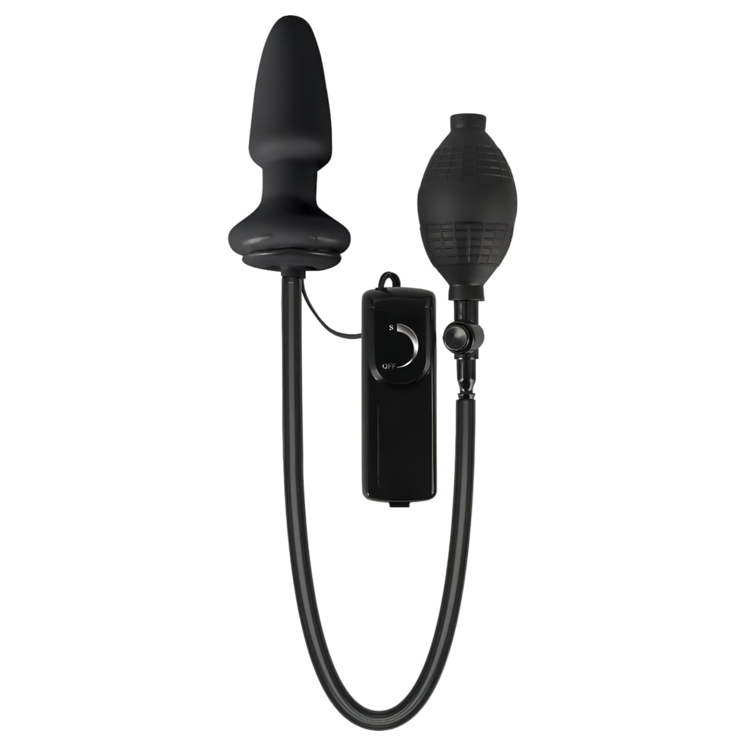 You2Toys - nafukovací anální vibrátor (černý)