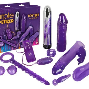 You2Toys - sada erotických pomůcek s vibrátorem - fialová
