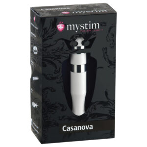 mystim Casanova - elektro tyčové dildo (bílé)