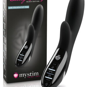 mystim Daring Danny - elektro-stimulační vibrátor (černý)
