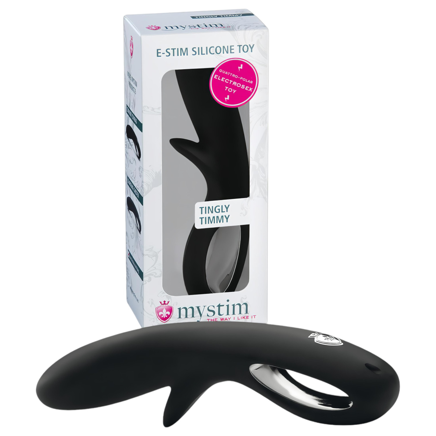mystim Tingly Timmy - silikonové elektro dildo
