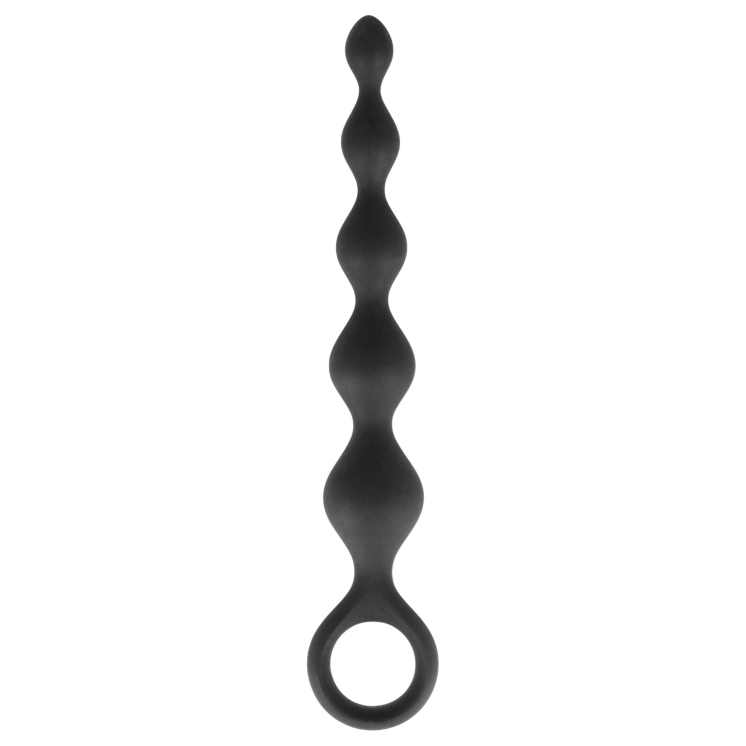 Dorcel Deep Feel - anální dildo s korálky (černé)