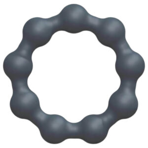 Dorcel Maximize - kuličkový silikonový erekční kroužek (šedý)