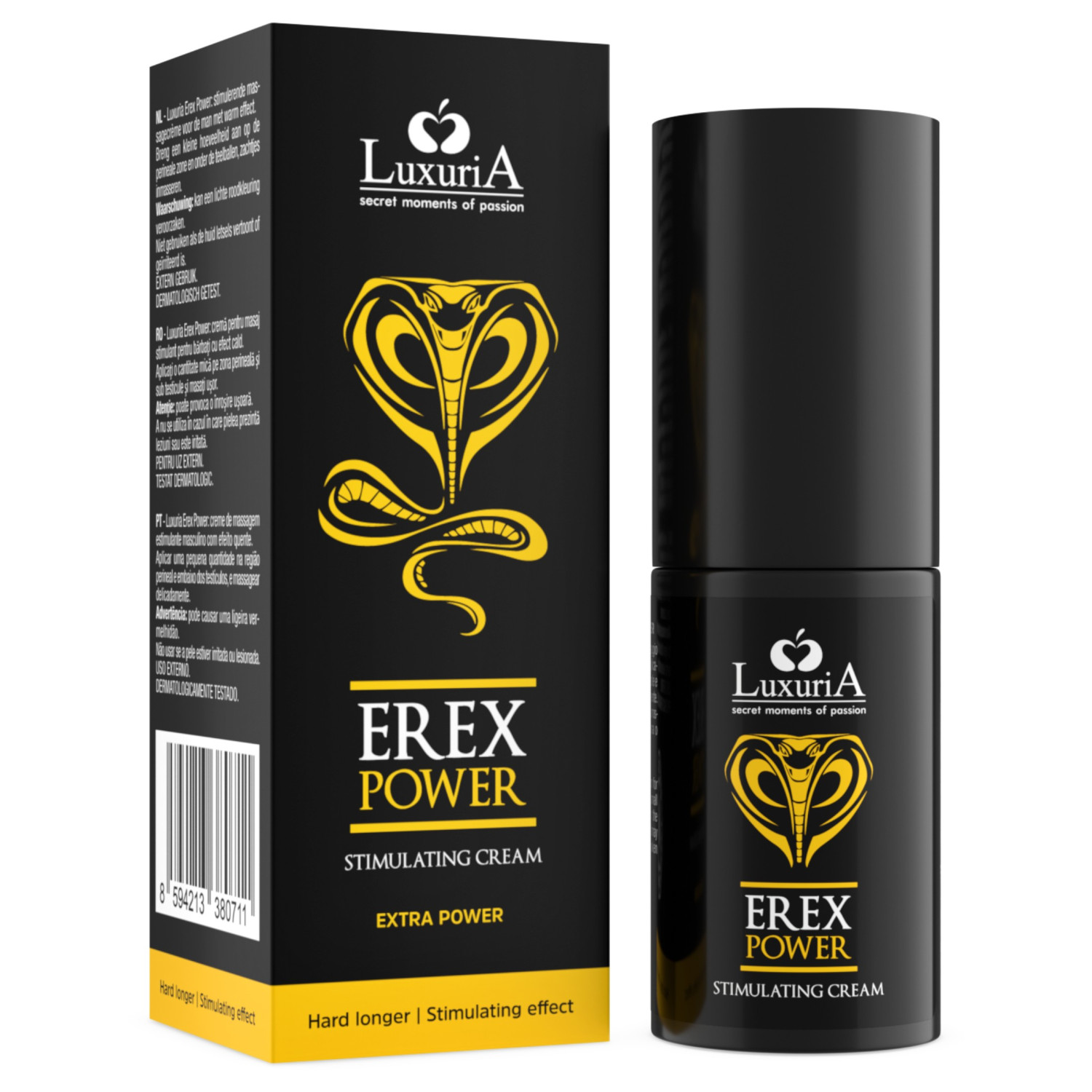 Intimateline Luxuria Erex Power - stimulační intimní krém (30 ml)