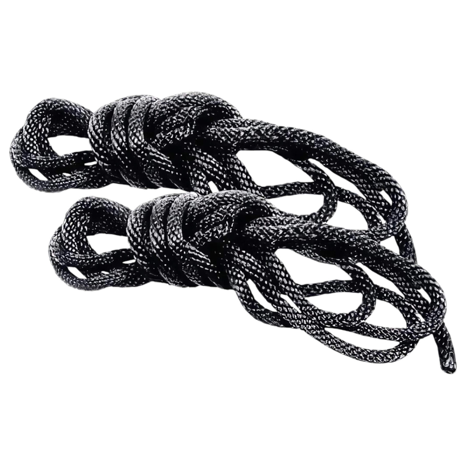 S&M - hedvábná sada bondage lan (černá