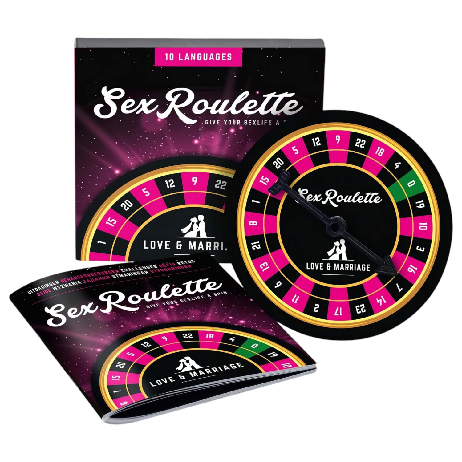 Sex Roulette Love & Married - erotická společenská hra (v 10 jazycích)