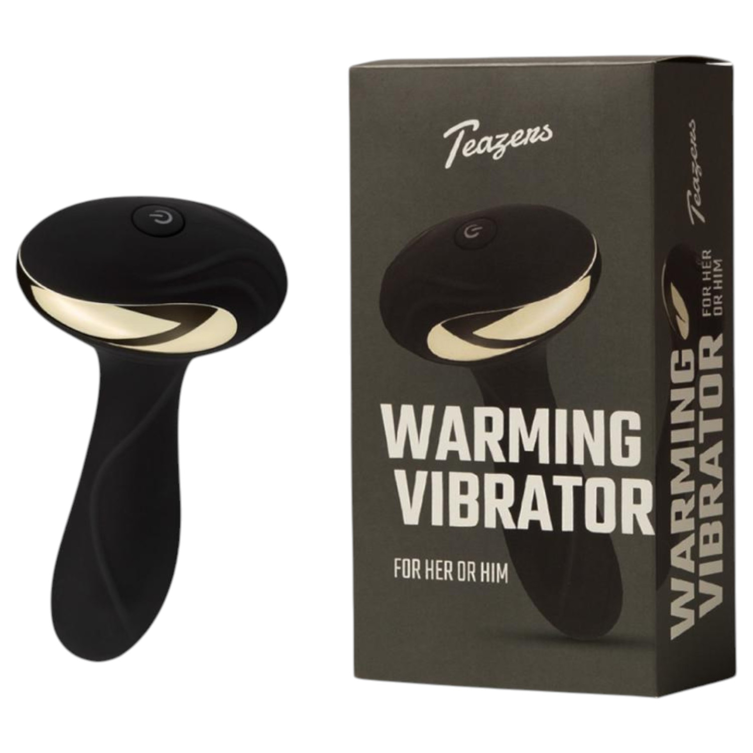 Teazers - vyhřívací anální vibrátor a stimulátor prostaty (černý)