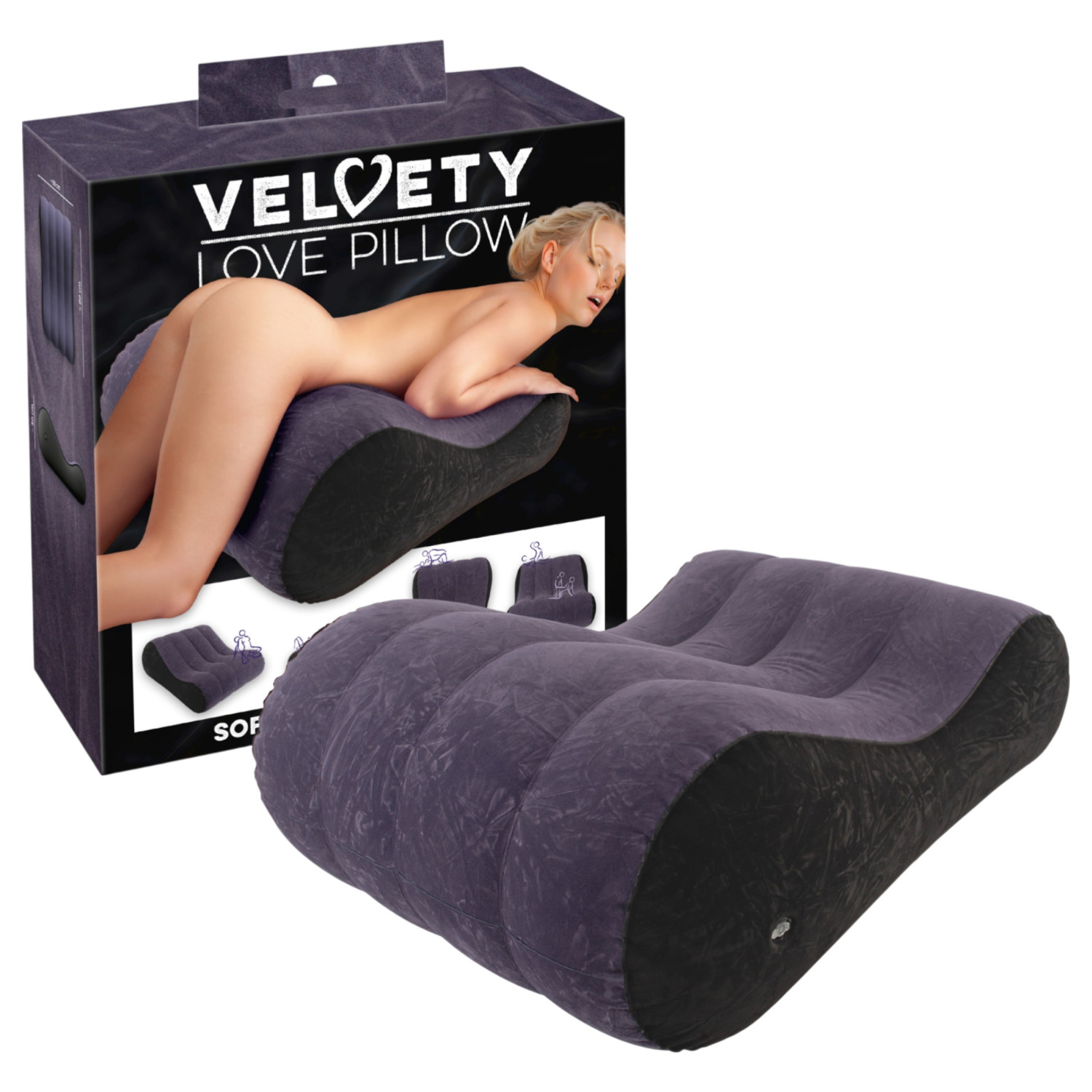 You2Toys - nafukovací sex polštář - modrá