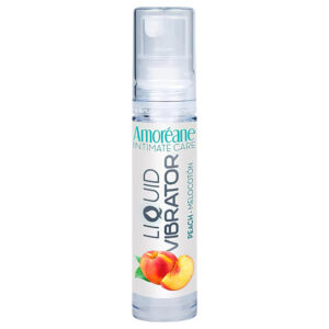 Amoréane - tekutý vibrační stimulační lubrikant broskev (10 ml)