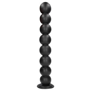 Au! Balls of Lust - obří anální korálky (černé) - 55 cm