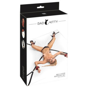 Bad Kitty - sada na bondage (černá)