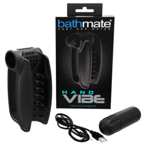Bathmate Hand Vibe - akumulátorový ruční vibrátor (černý)