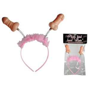 Čelenka s penisem (růžovo‑přírodní)