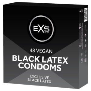 EXS Black - černé kondomy (48 ks)
