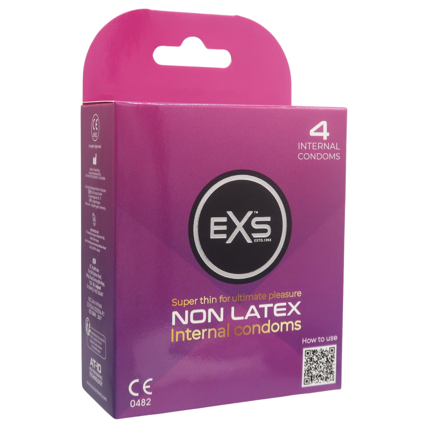 EXS Internal Condom - latexový dámský kondom (4 ks)