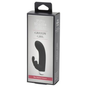 Fifty Shades of Grey - vibrátor s ramínkem na klitoris - černý