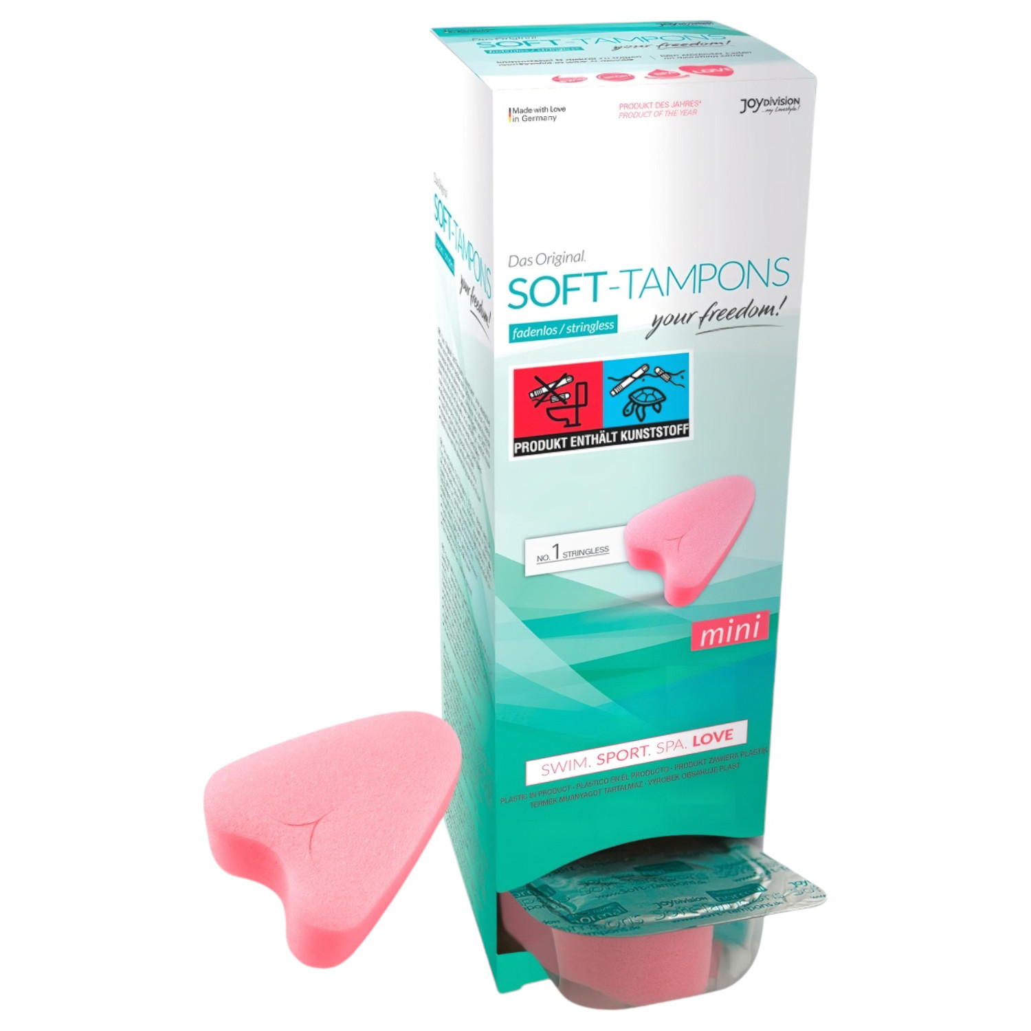 JoyDivision Soft-Tampons - bezšňůrkové mini měkké tampóny (10 ks)