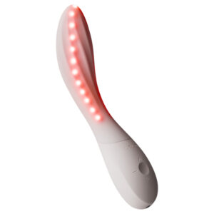 LELO Mona Spectra - chytrý vibrátor na bod G s LED světlem (bílý)