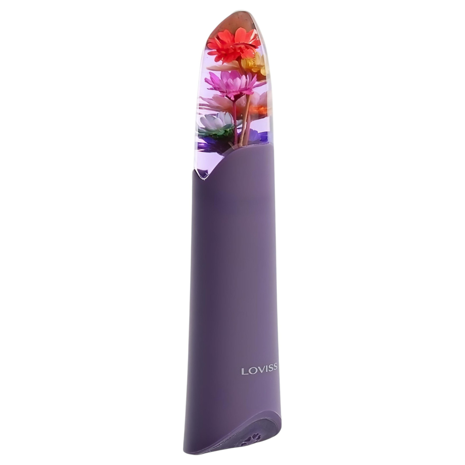 LOVISS Flower - mini tyčový vibrátor (fialový)