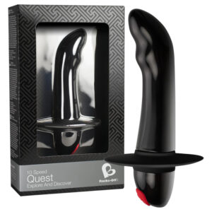 Quest - vibrátor na prostatu pro začátečníky - 10 režimů - černý