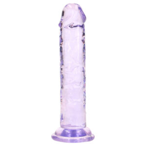 RealRock - realistické dildo s přísavkou (fialové) - 12