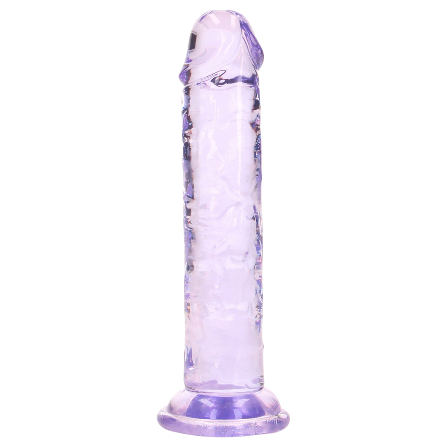 RealRock - realistické dildo s přísavkou (fialové) - 12