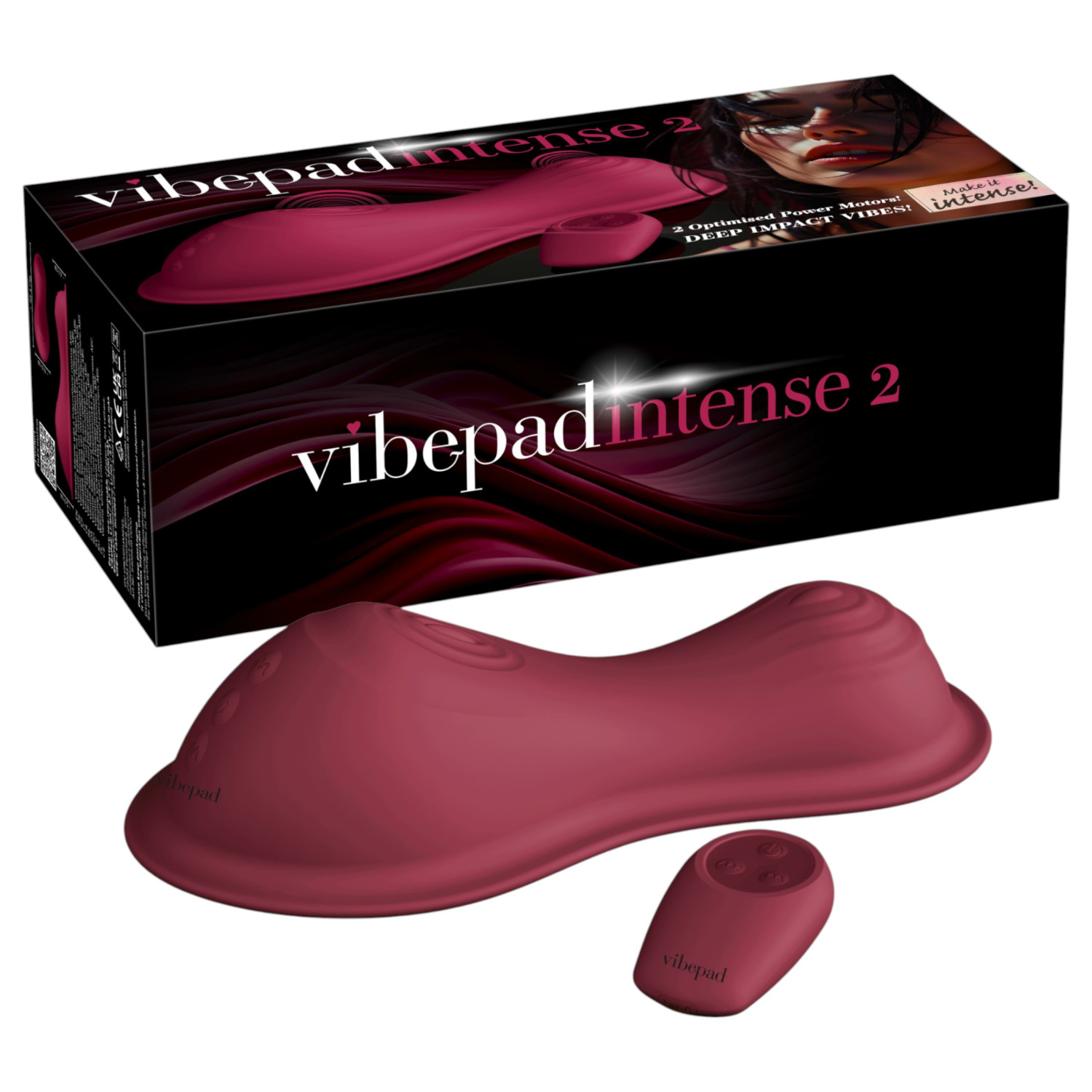 Vibepad Intense 2 - vibrační polštář s dálkovým ovládáním (červený)