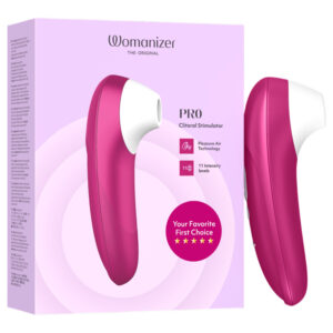 Womanizer Pro - stimulátor klitorisu s tlakovými vlnami (růžový)