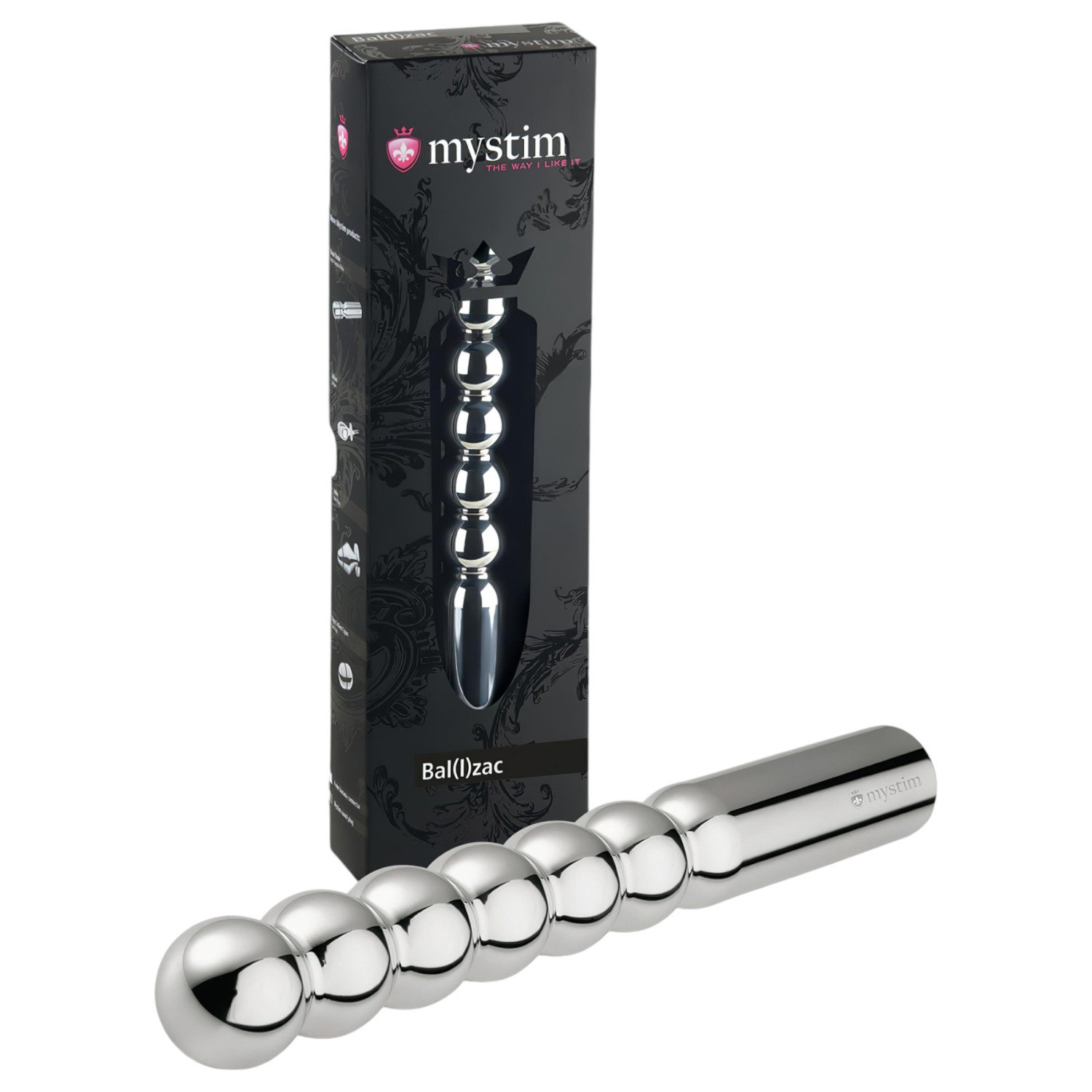 mystim Bal(l)zac - kulovitý elektro dildo