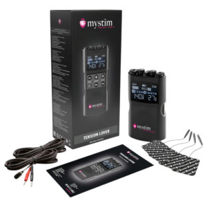 mystim Tension Lover 2 - elektro stimulátor sada - digitální - černý