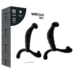 Addicted Toys - masér prostaty a hráze (černý) - 11