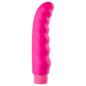 Baseks - vlnitý vibrátor (růžový) - 16 cm