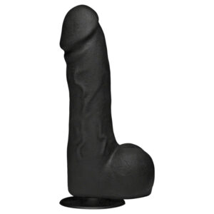Doc Johnson The Perfect Cock - realistické dildo (černé) - 19 cm