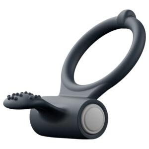 Dorcel Power Clit - vibrační kroužek na penis (černý)
