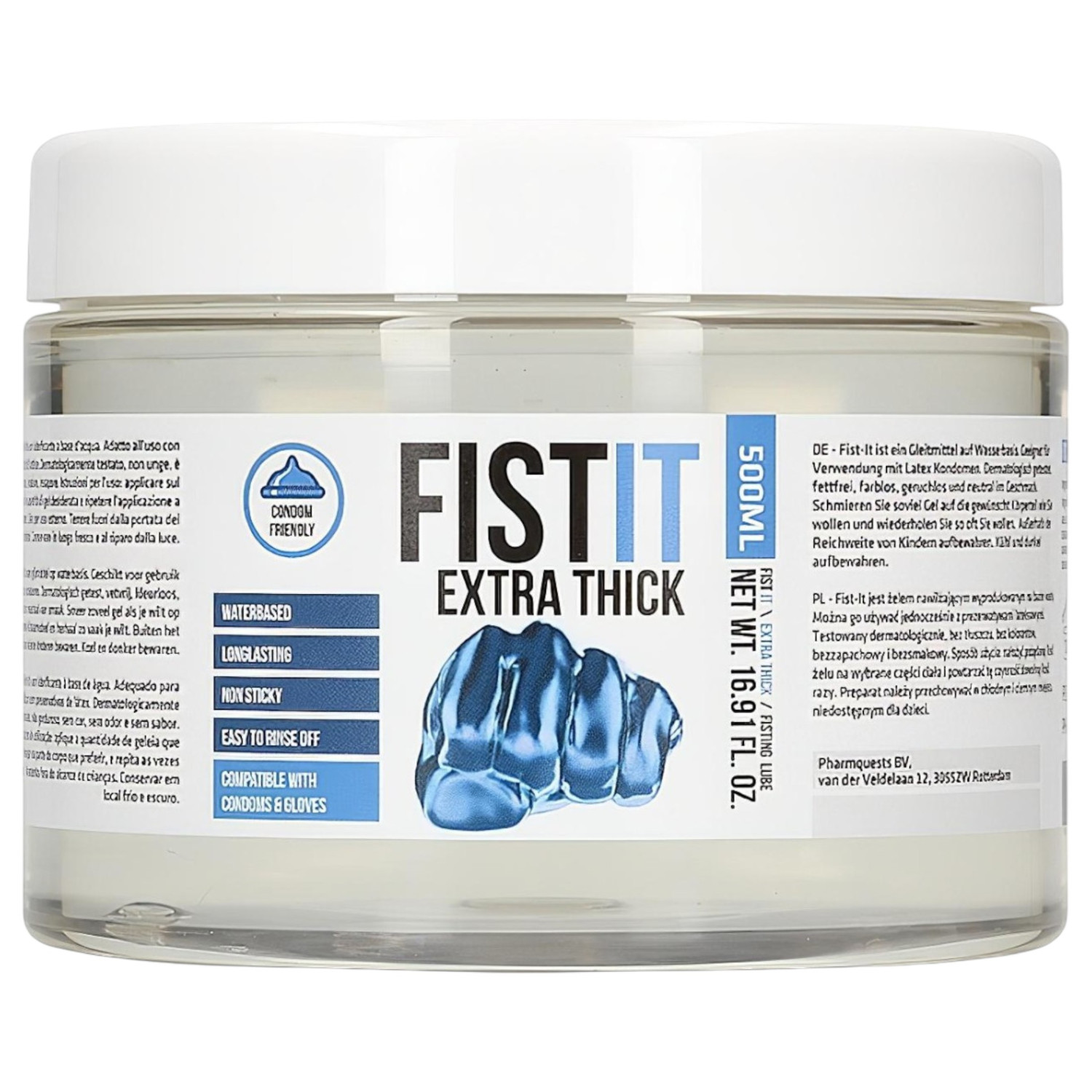 Fist It - extra husté vodní fistingové lubrikant - 500 ml