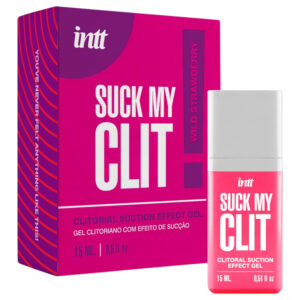 Intt Suck My Clit - stimulační gel na klitoris pro ženy - jahoda (15 ml)