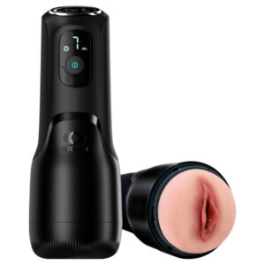 OTOUCH Airturn 4 - sací-vibrační automatický masturbátor (černý)