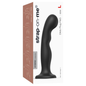 Strap-on-me - dildo s přísavkou a zahnutím - černé