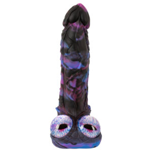 Beasty Cocks Firefly Fantasies - fantazijní vibrátor s vyhříváním a přírazovou funkcí (modrý) - 23