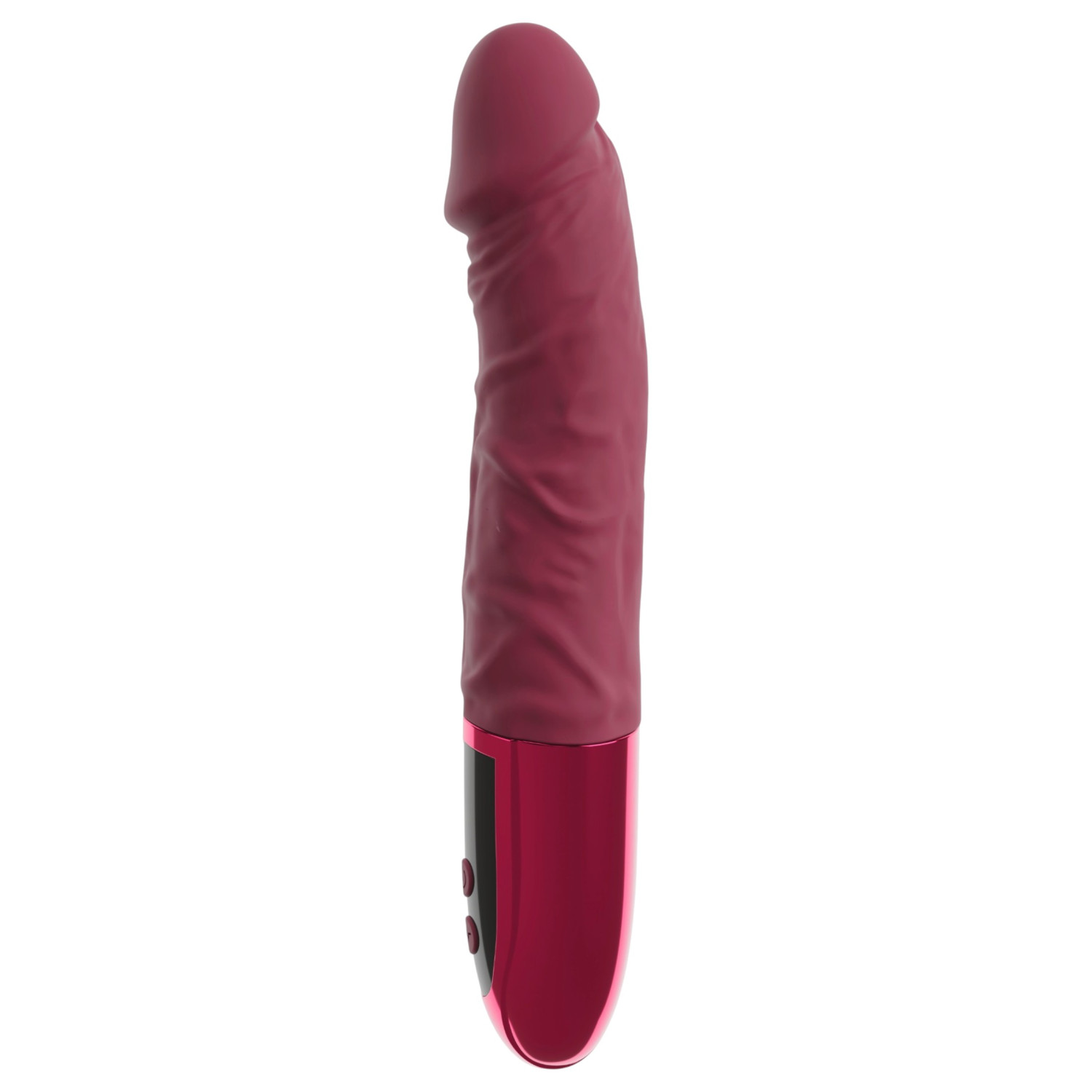 Beau Coeur Varelo - realistický silikonový vibrátor na baterii (červený)