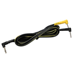 DG-LAB - elektrodový kabel s pravoúhlými kolíky 2 mm (černý)