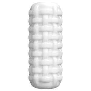 Dorcel Cup Tight - masturbátor pro muže s perlovaným kanálkem (bílý)